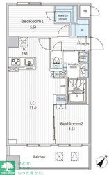 ビエラコート日本橋久松町の物件間取画像